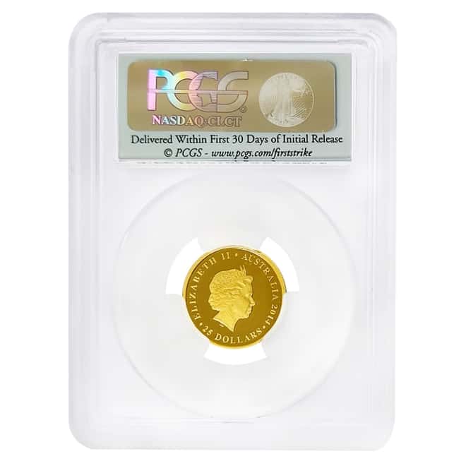 2014 1/4 oz Proof Gold Great Barrier Reef Australia Perth Mint Coin PCGS PF 69 FS