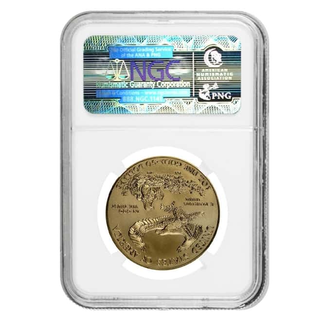 2014 1 oz $50 Gold American Eagle NGC MS 70 First Releases