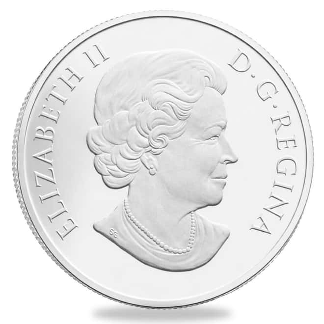 2014 Canada 1 oz Majestic Bald Eagle Silver Coin