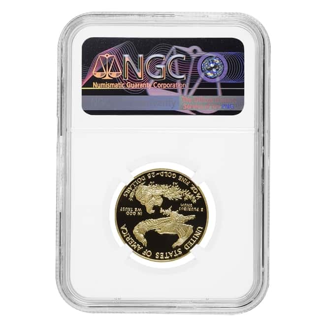 2014 W 1/2 oz $25 Proof Gold American Eagle NGC PF 70 UCAM (Rhett Jeppson Sign)