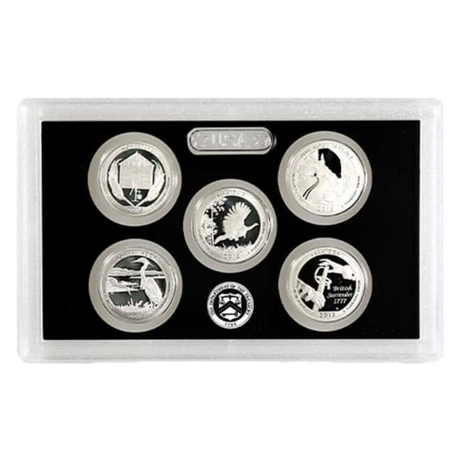 2015-S US Mint Proof Silver Set (w/Box & COA)