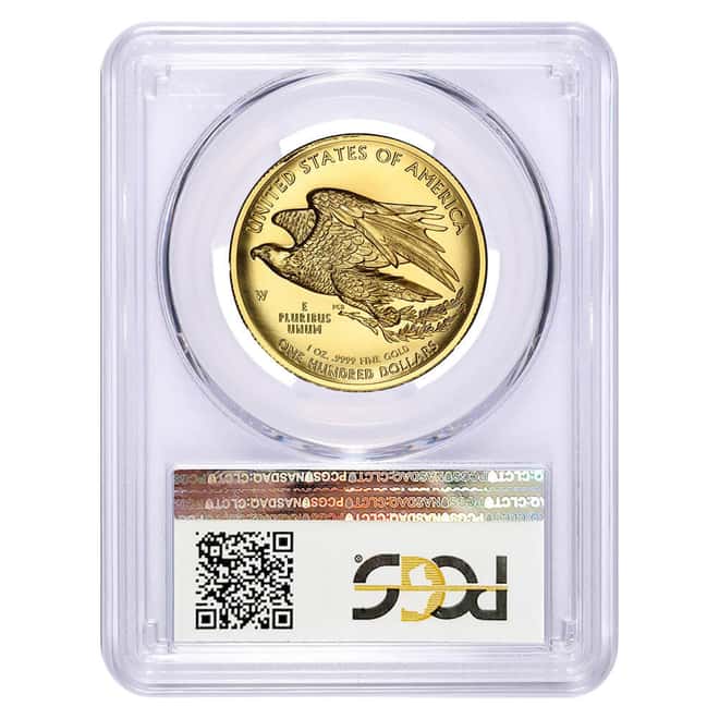 2015-W 1 oz $100 American Liberty High Relief Gold Coin PCGS MS 70