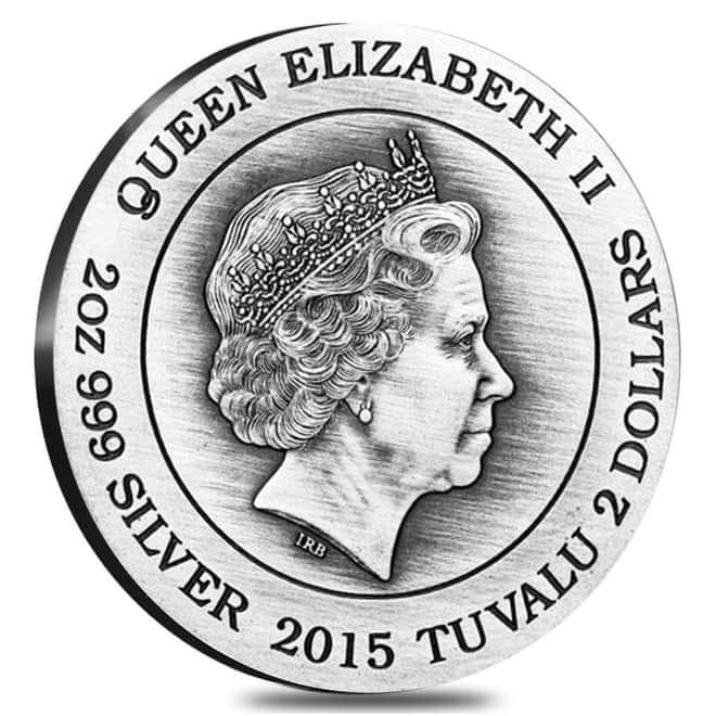 2015 2 oz Silver Hera - Goddesses of Olympus High Relief Antiqued Coin Perth Mint (w/Box & COA)