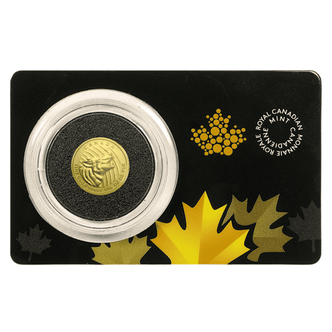 2015 1/10 oz Canadian Gold Howling Wolf - Call of the Wild $20 .99999 Fine Gold (In Assay)