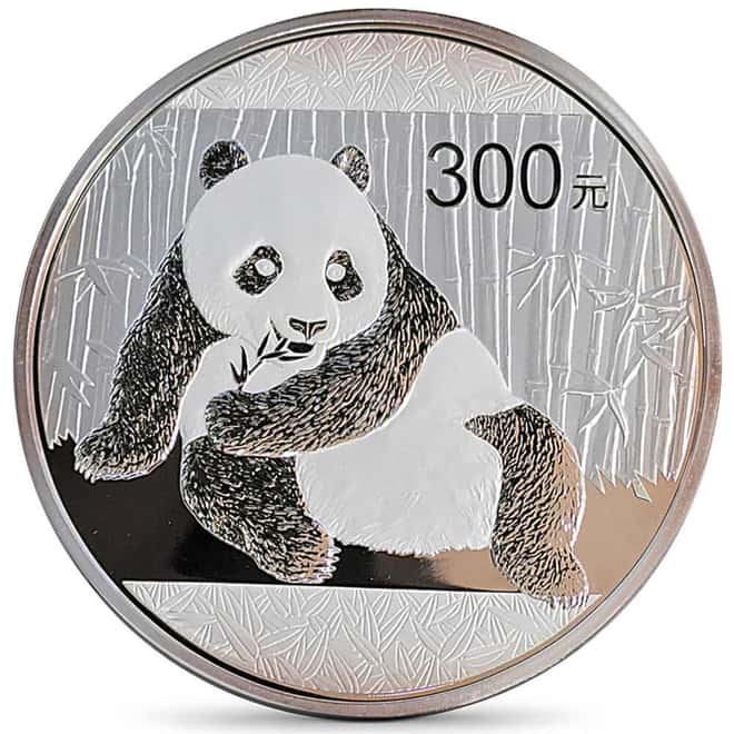 2015 1 Kilo Chinese Proof Silver Panda 300 Yuan .999 Fine (w/Box & COA)