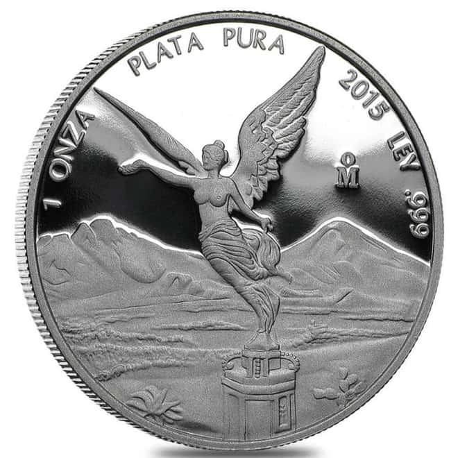 2015 1 oz Proof Mexican Silver Libertad Coin .999 Fine
