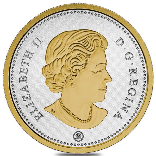 2015 Canada 5 oz 10-Cent Proof Silver Coin Big Coin Series