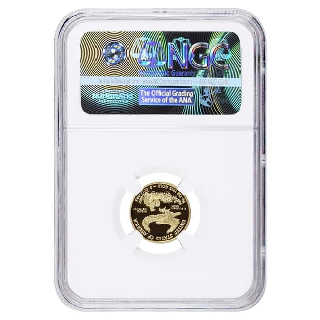 2015 W 1/10 oz $5 Proof Gold American Eagle NGC PF 70 UCAM (Edmund Moy Sign Label)