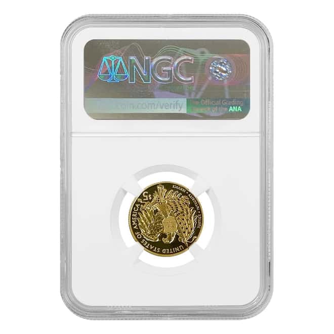 2015 W Gold $5 Proof Commemorative U.S. Marshals Service NGC PF 70 UCAM