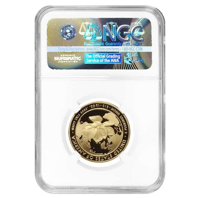 2015 W 1/2 oz $10 First Spouse - Jacqueline Kennedy Proof Gold Coin NGC PF 70 FDOI