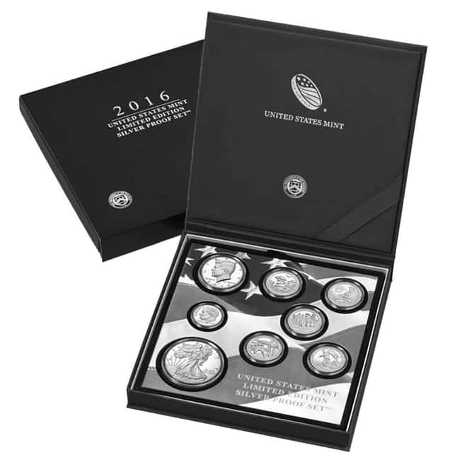 2016-S US Mint Limited Edition Silver Proof 8-Coin Set (w/Box and COA)