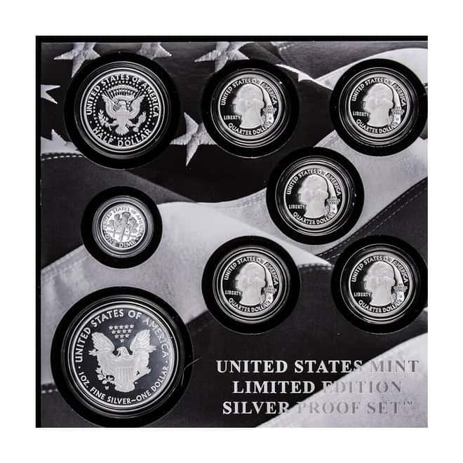 2016-S US Mint Limited Edition Silver Proof 8-Coin Set (w/Box and COA)