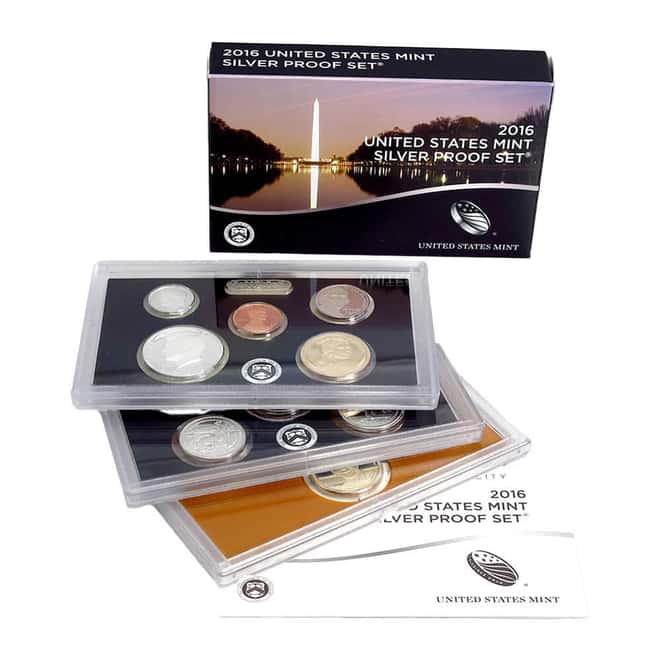 2016-S US Mint Proof Silver Set (w/Box & COA)