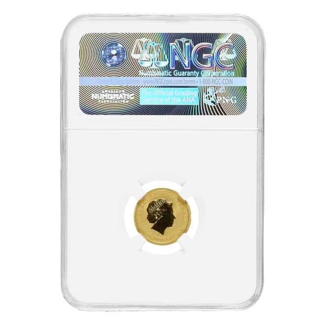 2016 1/10 oz Gold Australian Wedge-Tailed Eagle Perth Mint NGC MS 70 (J. Mercanti Sign)