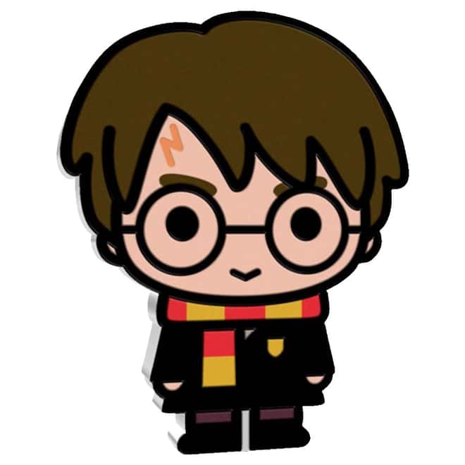 2020 1 oz Colorized Silver Harry Potter - Niue Chibi Coin Collection $2 Coin (w/Box & COA)