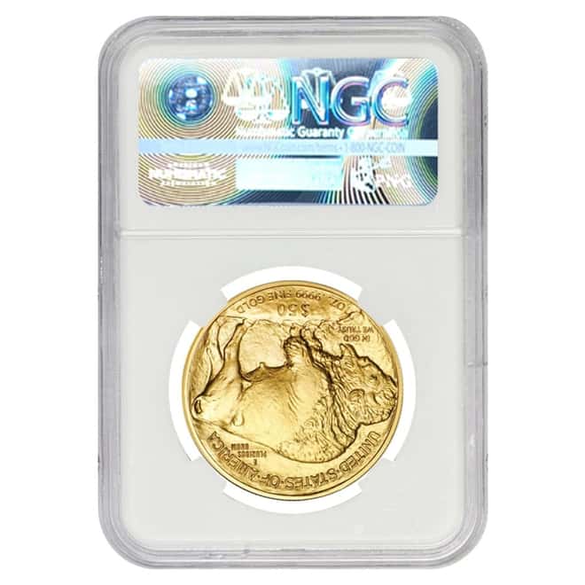 2016 1 oz $50 Gold American Buffalo NGC MS 70