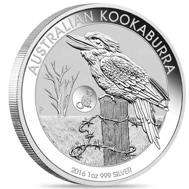 2016 1 oz Silver Australian Kookaburra Monkey Privy Perth Mint BU