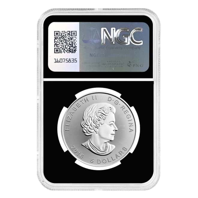 2016 1 oz Silver Canadian Superman: S-Shield NGC MS 69