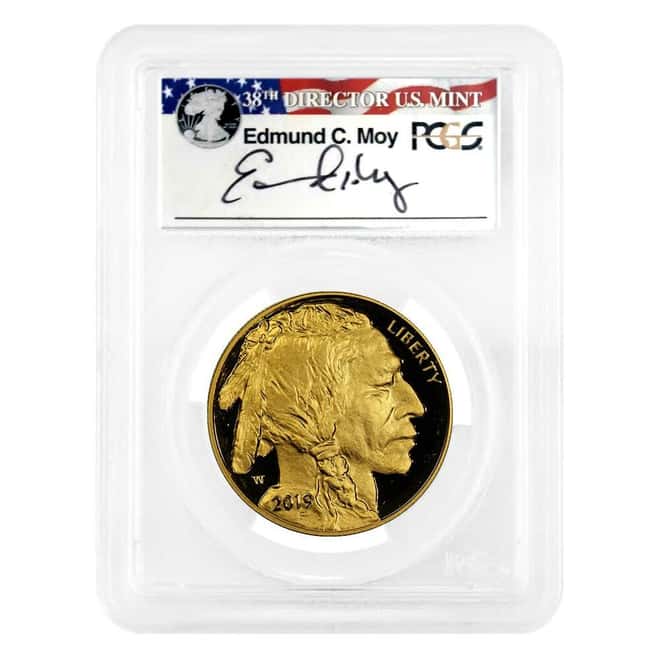 2016-W 1 oz $50 Proof Gold American Buffalo PCGS PF 70 FS (Edmund C. Moy)