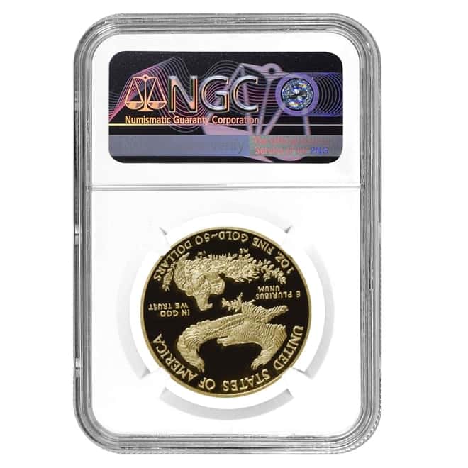 2016 W 1 oz $50 Proof Gold American Eagle NGC PF 70 UCAM (Rhett Jeppson Sign)