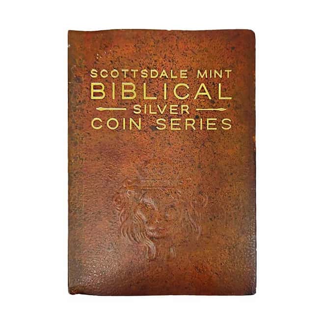 2016 Niue 2 oz Silver Daniel In the Lion's Den - Biblical Series Antiqued Coin (w/Box & COA)