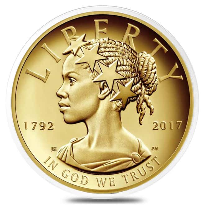 2017-W 1 oz $100 American Liberty High Relief Proof Gold Coin (in Cap)