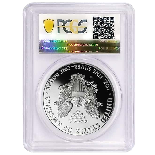 2017-W 1 oz Proof Silver American Eagle $1 Coin PCGS PF 70 DCAM