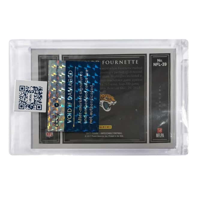 2017 0.29 oz Panini Impeccable Football Leonard Fournette Gold Bar 14k - 1 of 1