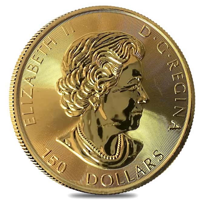 2017 1.5 oz Canadian Gold MegaLeaf $150 Coin .9999 Fine BU