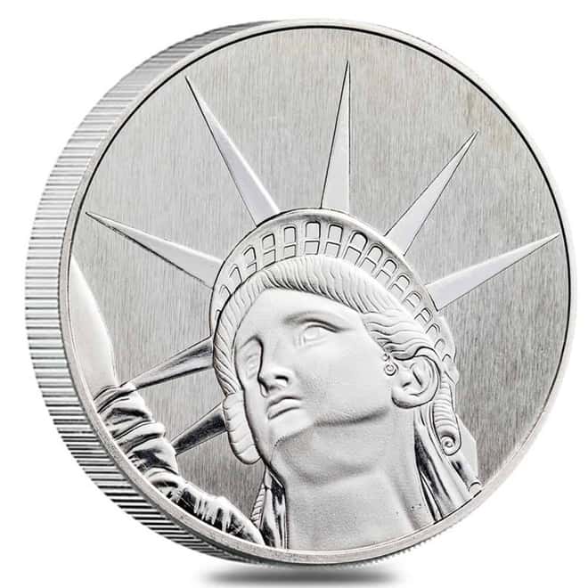 2017 1.5 oz Solomon Islands Lady Liberty Reverse Proof Silver Coin