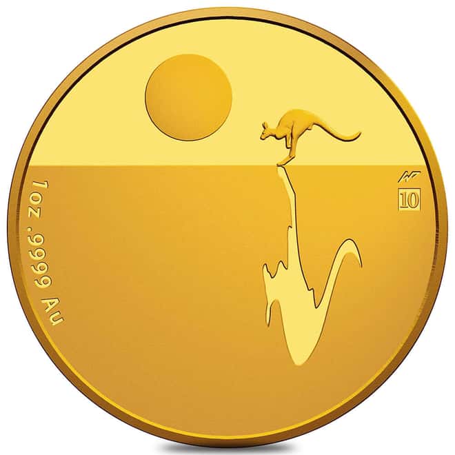 2017 1 oz Australian Kangaroo at Sunset Proof Gold Coin (w/Box COA)