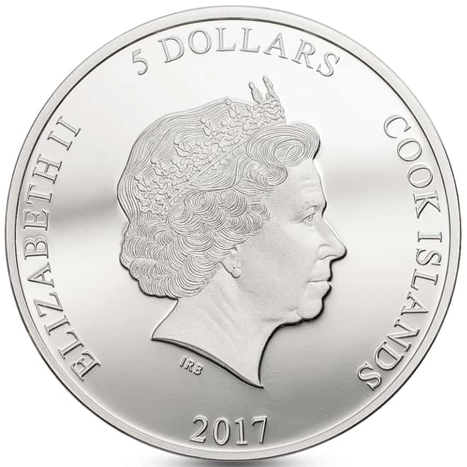 2017 1 oz Cook Islands Fantastic Beasts Magical Congress Proof Silver Coin  