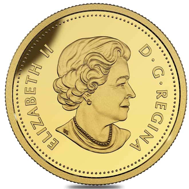 2017 Canada 1/2 Gram Predator vs. Prey Inuit Arctic Fox Proof Gold Coin