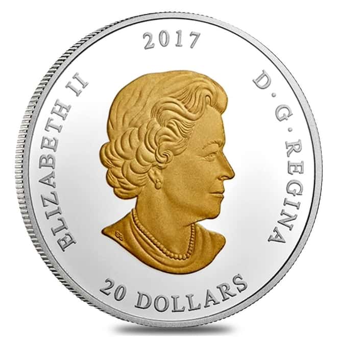 2017 Canada 1 oz Silver Atlantic Starfish Coin (w/Box & COA)