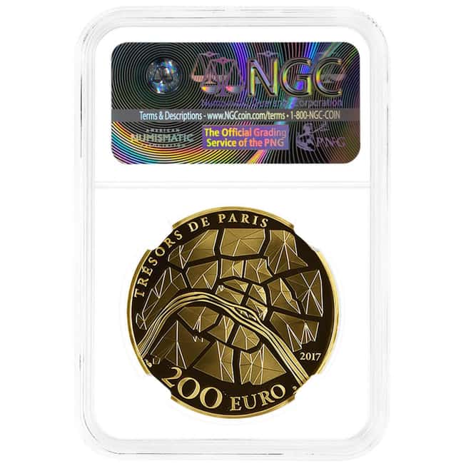 2017 France 1 oz Statue of Liberty Treasures of Paris Proof Gold Coin NGC PF 70 UCAM