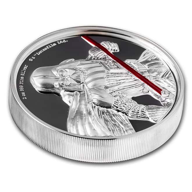 2017 Niue 2 oz Star Wars Darth Vader Ultra High Relief Proof Silver Coin NGC PF 70 UCAM