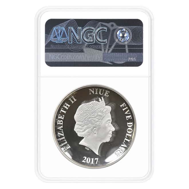 2017 Niue 2 oz Star Wars Darth Vader Ultra High Relief Proof Silver Coin NGC PF 70 UCAM
