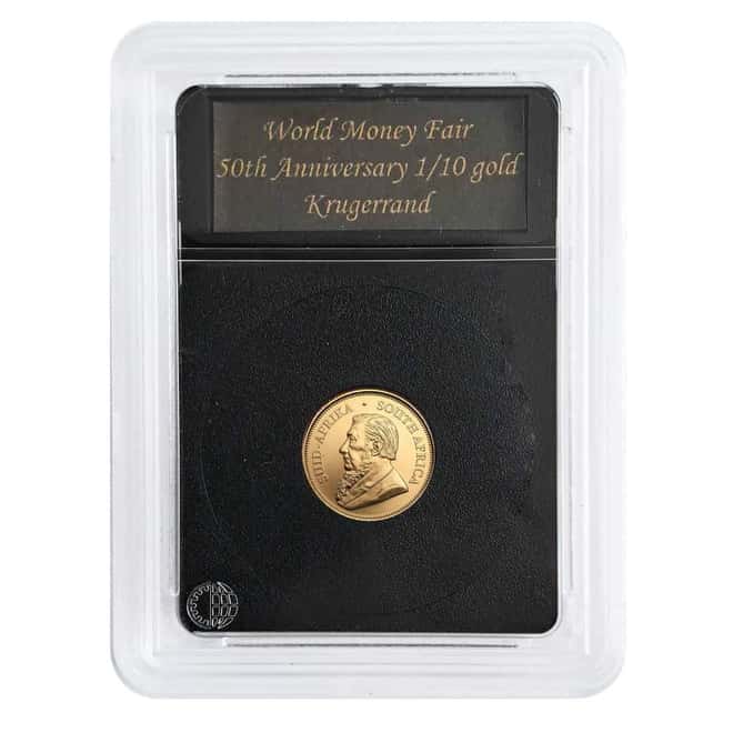 2017 South Africa 1/10 oz Gold Krugerrand (50th Annv. Privy)