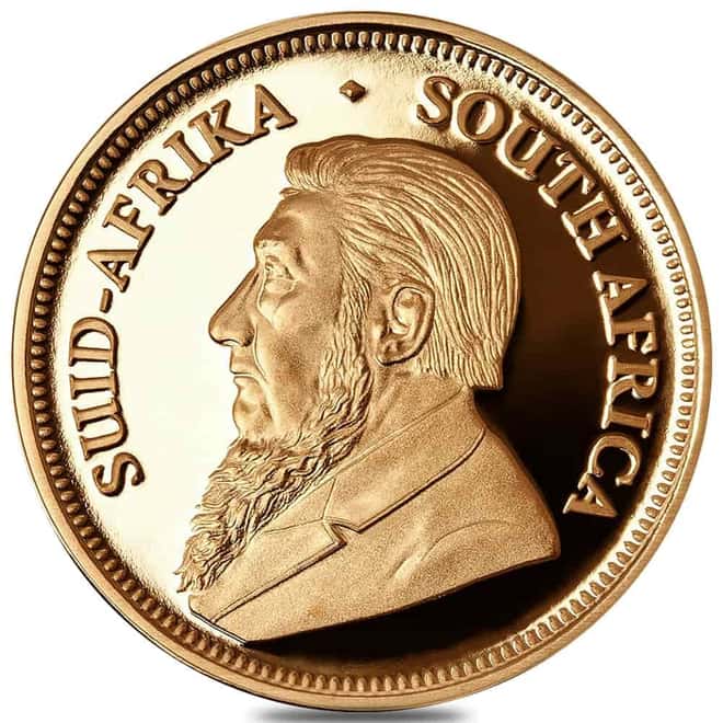 2017 South Africa 1/4 Proof Gold Krugerrand 50th Ann. Privy (w/Box & COA)