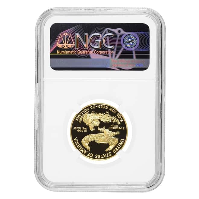 2017 W 1/2 oz $25 Proof Gold American Eagle NGC PF 70 UCAM ER (Rhett Jeppson Sign)