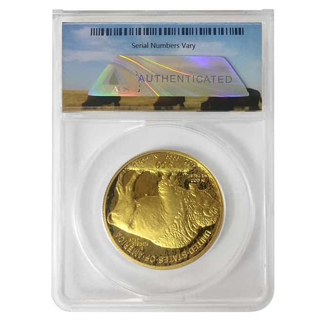 2017 W 1 oz $50 Proof Gold American Buffalo ANACS PF 70 DCAM