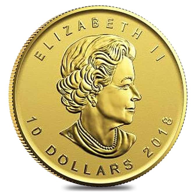 2018 1/4 oz $10 Canadian Wolverine Reverse Proof Gold Coin .9999 Fine (Sealed)