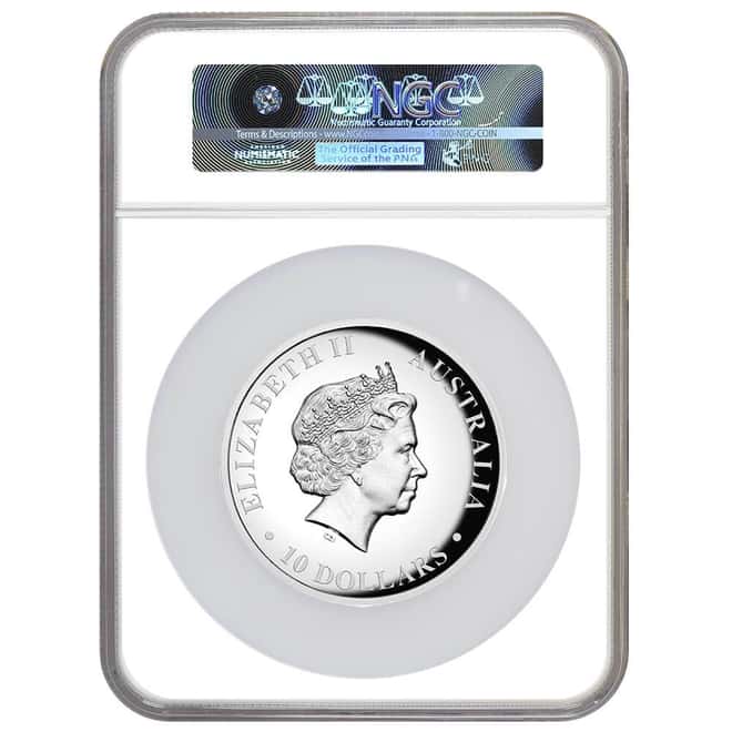 2018 10 oz Proof Silver Australian Wedge-Tailed Eagle Perth Mint NGC PF 70 UCAM (John M. Mercanti)