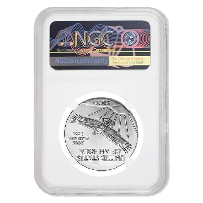 2018 1 oz $100 Platinum American Eagle NGC MS 69