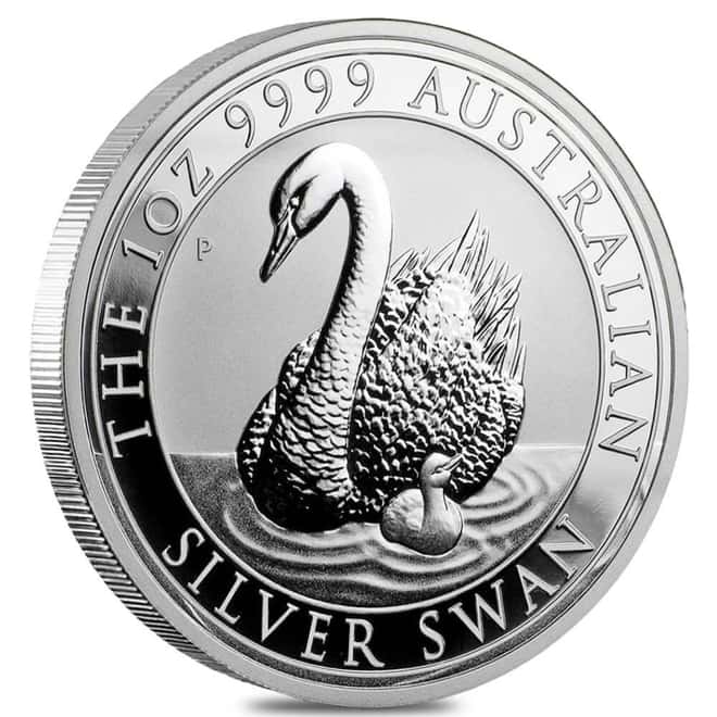 2018 1 oz Silver Australian Swan Perth Mint .9999 Fine BU