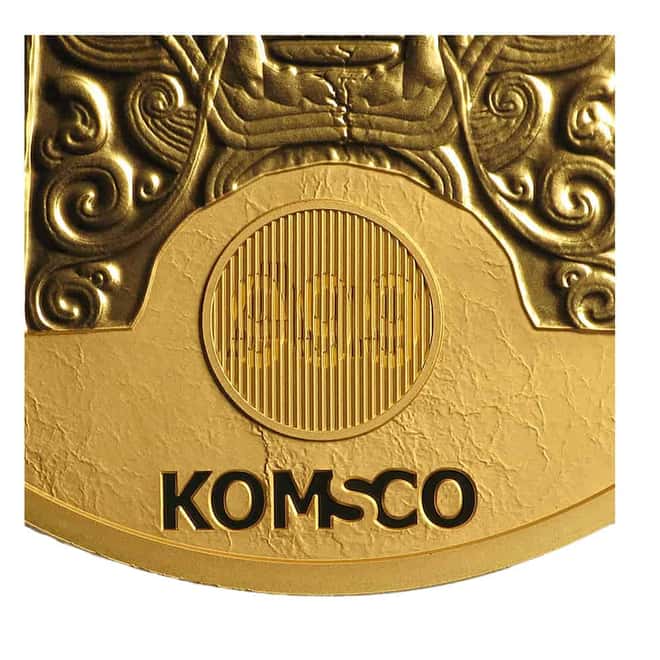 2018 South Korea 1 oz ZI:SIN Canis Gold Medal BU