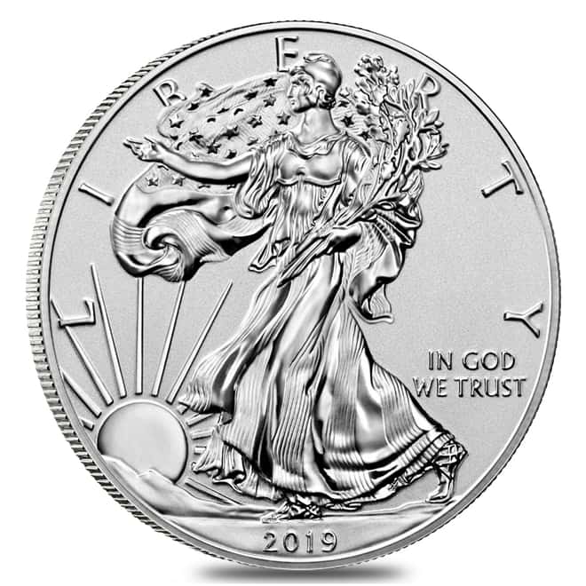 2019-S 1 oz Enhanced Reverse Proof Silver American Eagle NGC PF 69 ER