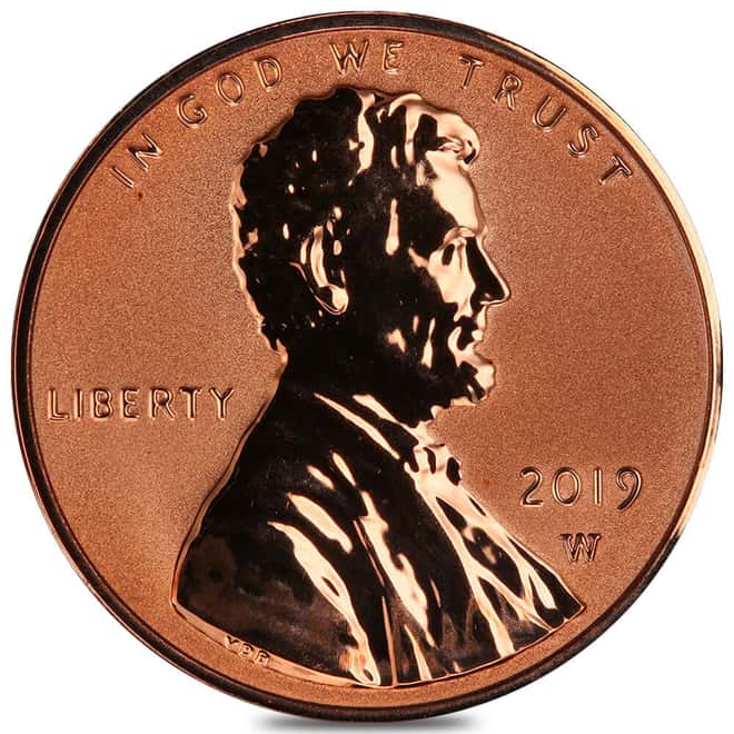 2019-S US Mint Proof Silver Set (w/Lincoln "W" Reverse Proof Penny)