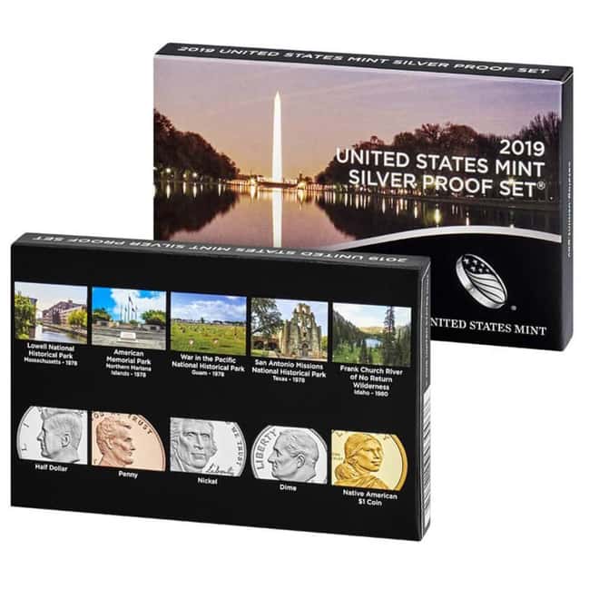 2019-S US Mint Proof Silver Set (w/Lincoln "W" Reverse Proof Penny)