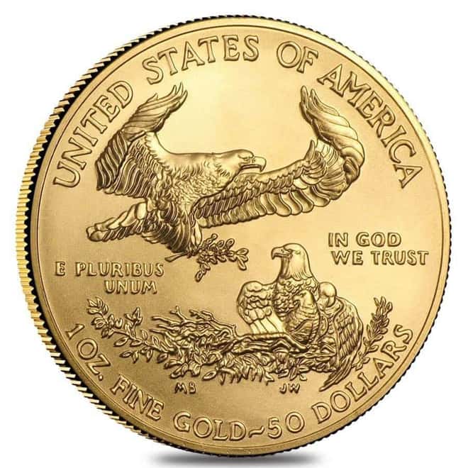 2019-W 1 oz $50 Burnished Gold American Eagle (w/Box & COA) 